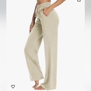 Satin Mathews Yoga Pants Wide Leg